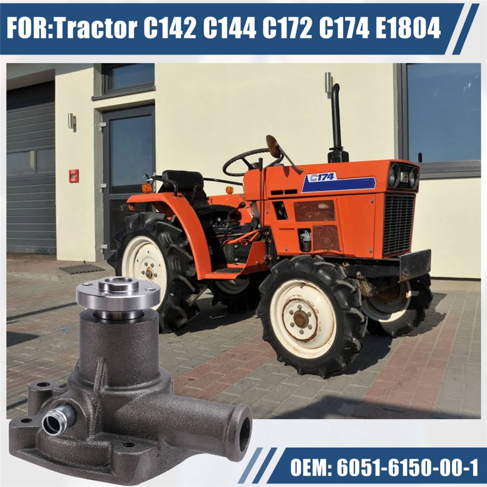 Water Pump 6051-6150-00-1 for Tractor C142 C144 C172 C174 thumbnail