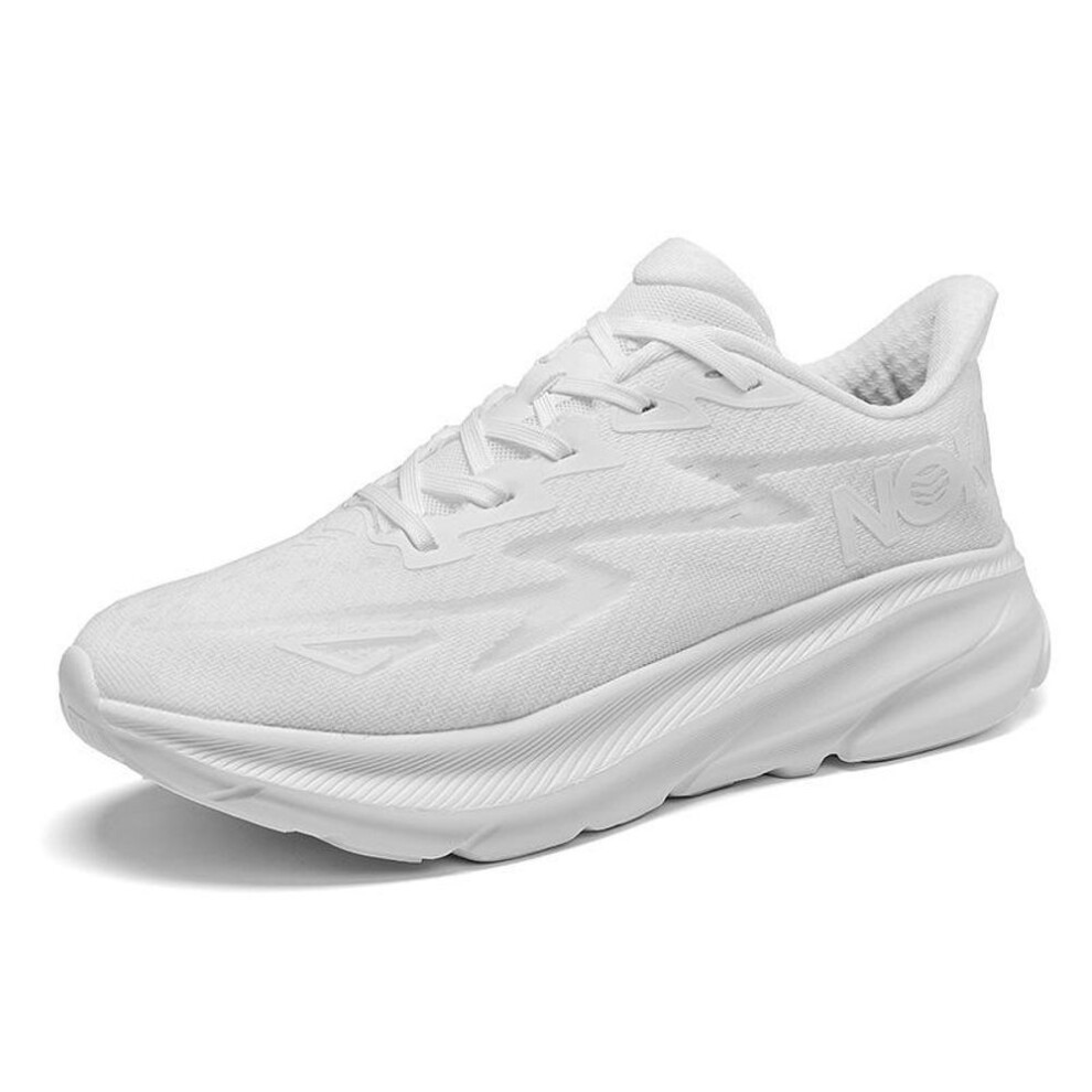 (white, 43) Men's Summer 9905 Thick-Soled Mesh Sneakers: Breathable, Height-Enhancing Dad Shoes for Casual or Running Wear