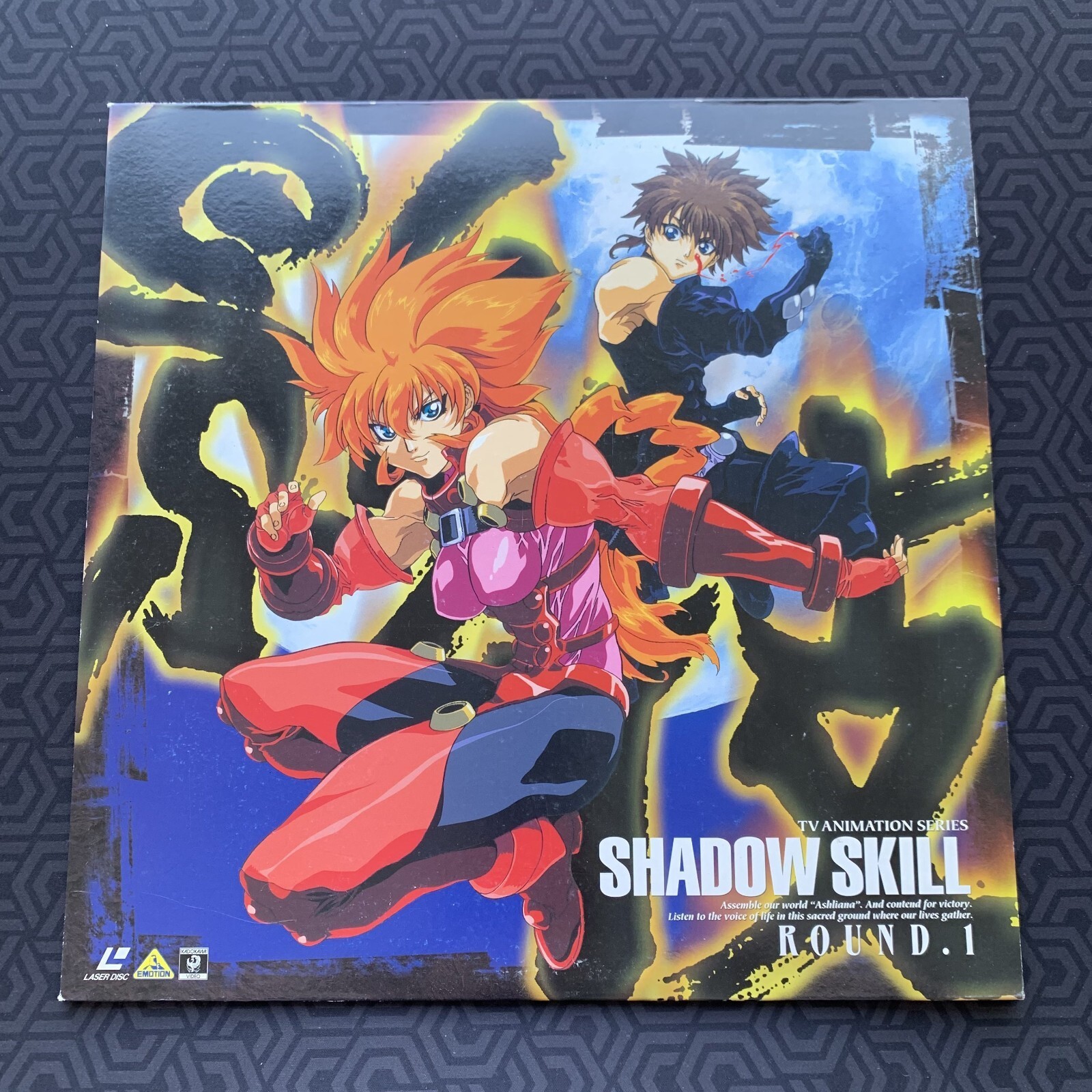 Shadow Skill Round 1 BELL-1312 Anime Laserdisc Japan Import