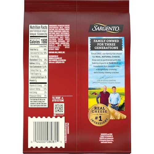 Sargento Parmesan Cheese Bake Crackers - 4.5oz thumbnail
