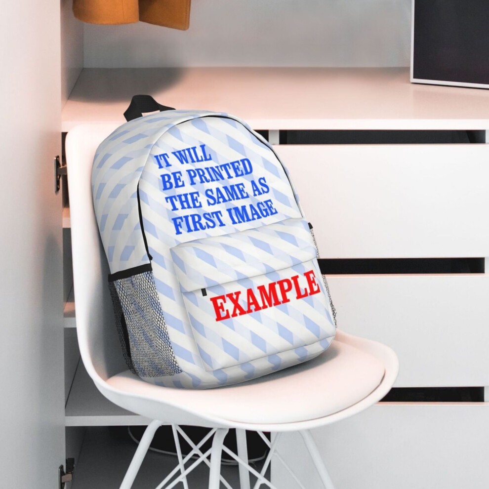Backpack Pug Dog Art Pugs Puppy Funny Cute Dogs with Bubble Gum in Pink School Bag Travel 15 thumbnail