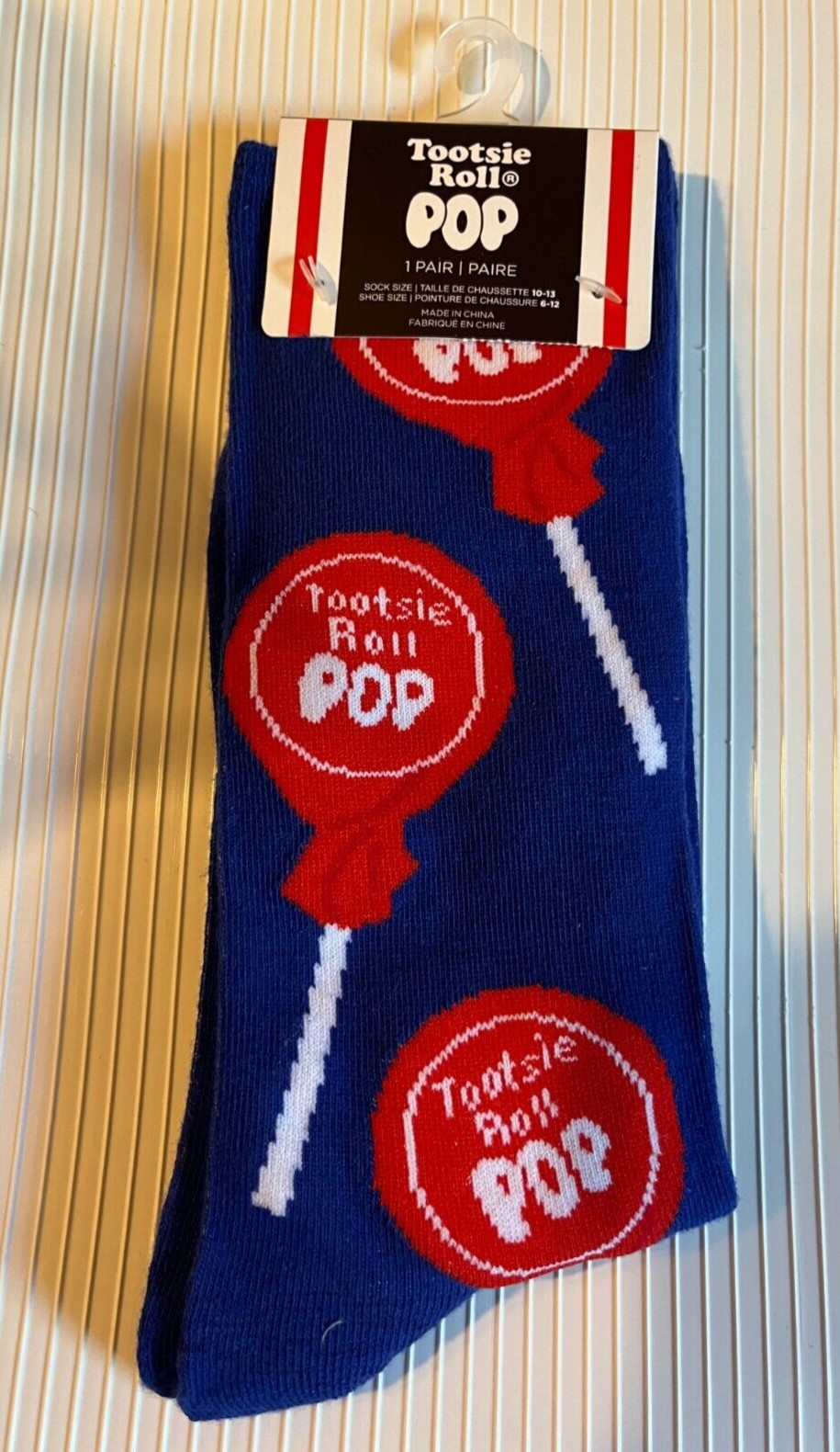 NEW! TOOTSIE ROLL POP SOCKS ~ SOCK SIZE: 10-13 ~ YOU CHOOSE 1 or ALL ~ 1+ SHIP