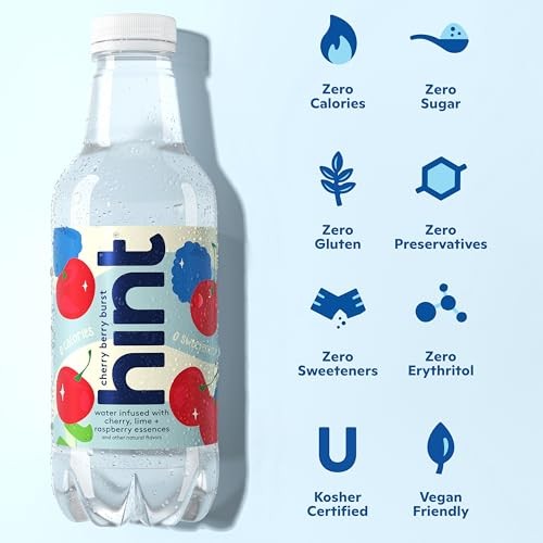 Hint Bottled Water, Summer Classics Variety Pack - Purified Flavored Water with Zero Calories, Sugar Free, Natural Flavors - 16 Fl Oz (Pack of 12) thumbnail