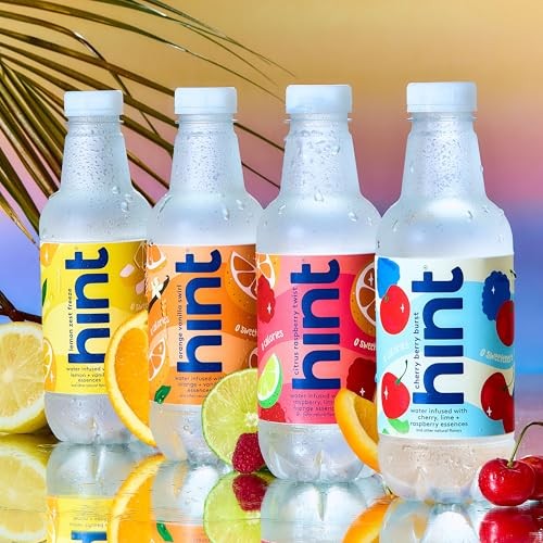 Hint Bottled Water, Summer Classics Variety Pack - Purified Flavored Water with Zero Calories, Sugar Free, Natural Flavors - 16 Fl Oz (Pack of 12) thumbnail