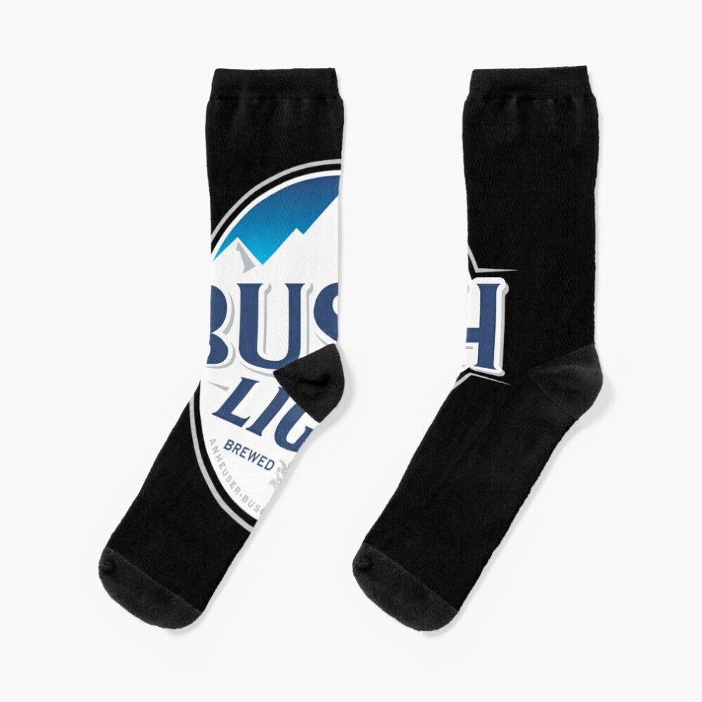 Dress Socks Best Seller of Bush Light Novelty Fancy Crazy Pattern Crew Casual for Men Women