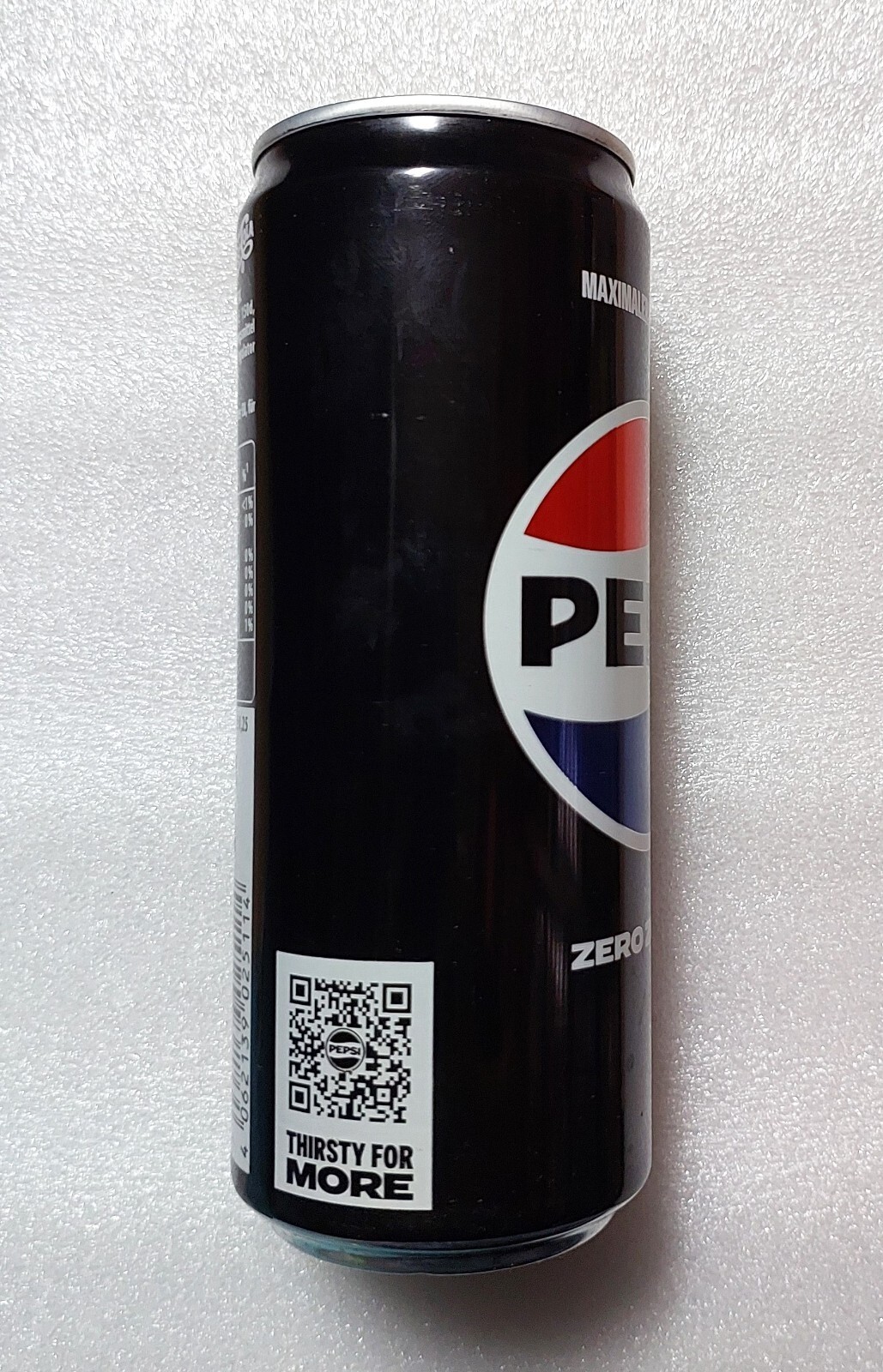 Empty PEPSI ZERO COLA Soda Can GERMANY 2024 Black NEW LOGO 330ml Collect Tall DE thumbnail