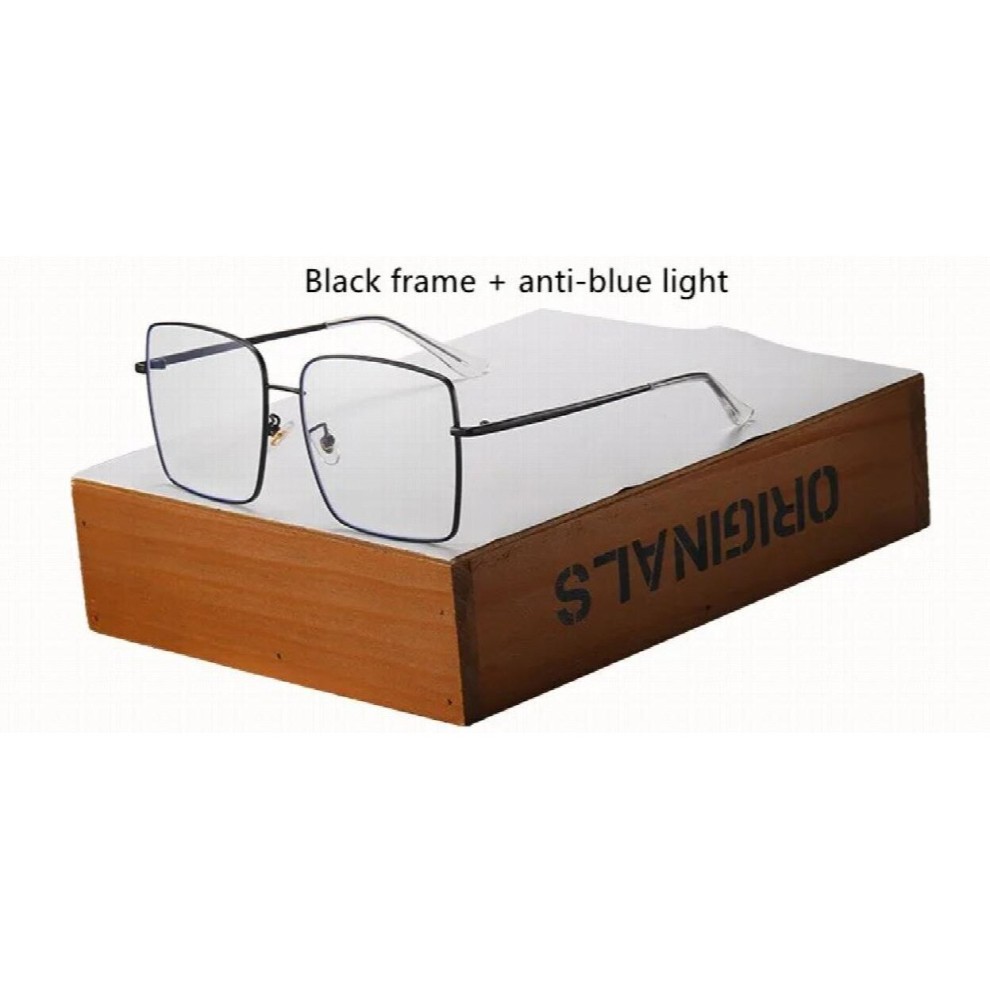 Mens and Womens Same Large Metal Frame, Anti-ultraviolet Sunglasses 6858