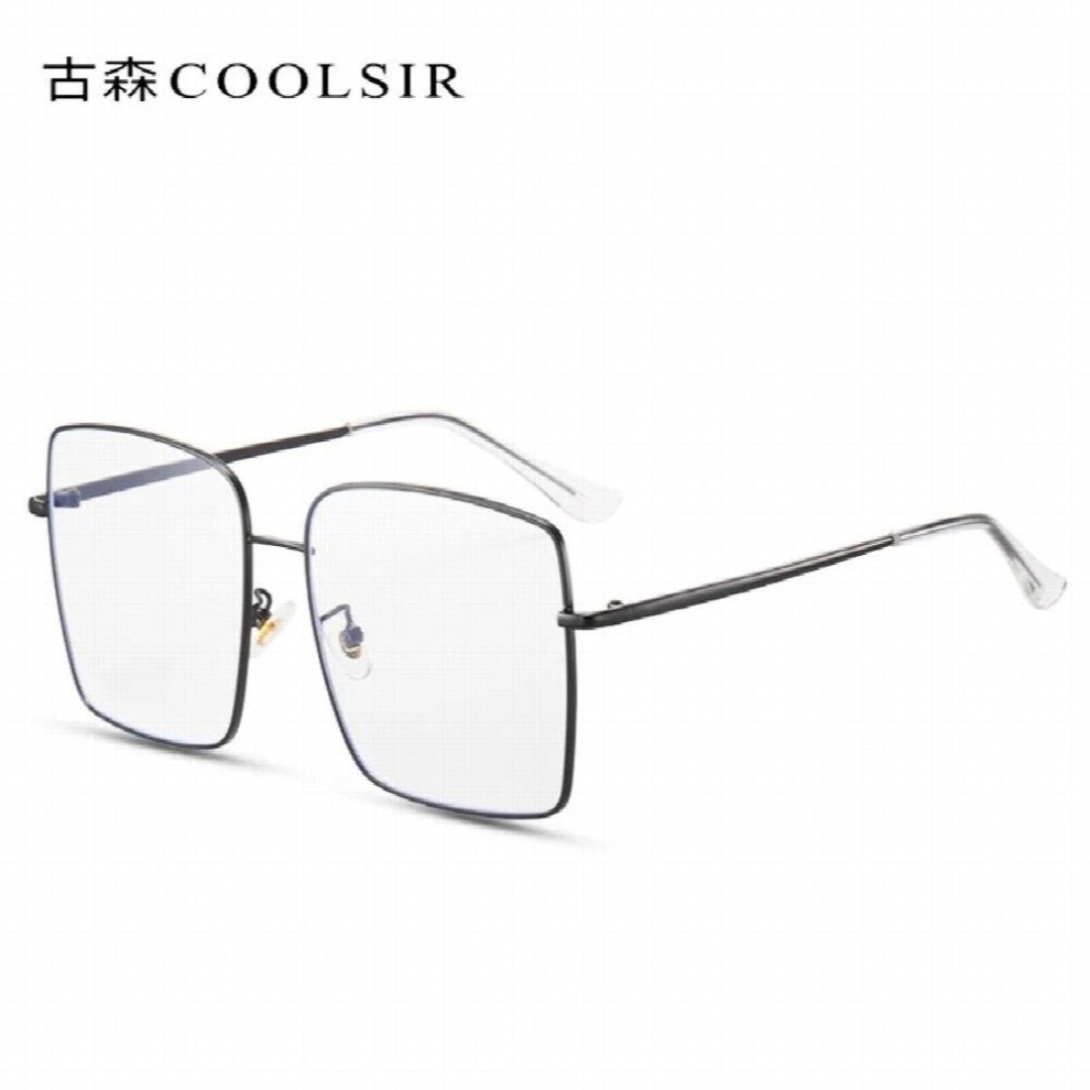 Mens and Womens Same Large Metal Frame, Anti-ultraviolet Sunglasses 6858 thumbnail