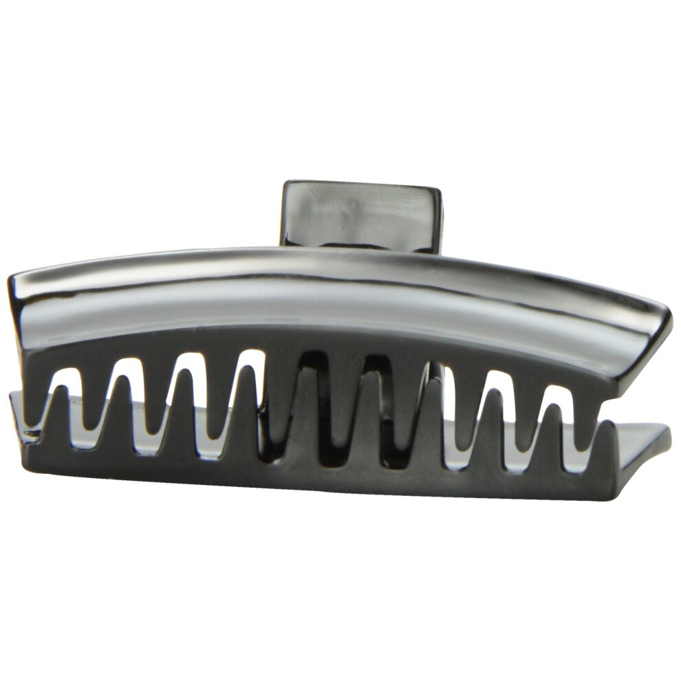 Caravan Contemporary Black Triangle Look of Body and Square Top Hair Claw thumbnail