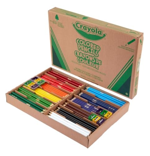 Crayola Colored Pencils Classpack (240ct), Must Have Classroom Supplies for Teachers, Bulk Colored Pencils for School, 12 Colors thumbnail