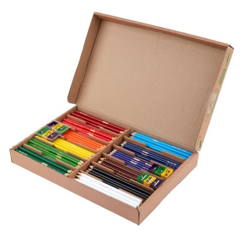 Crayola Colored Pencils Classpack (240ct), Must Have Classroom Supplies for Teachers, Bulk Colored Pencils for School, 12 Colors thumbnail