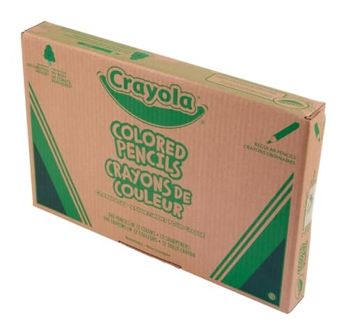 Crayola Colored Pencils Classpack (240ct), Must Have Classroom Supplies for Teachers, Bulk Colored Pencils for School, 12 Colors thumbnail