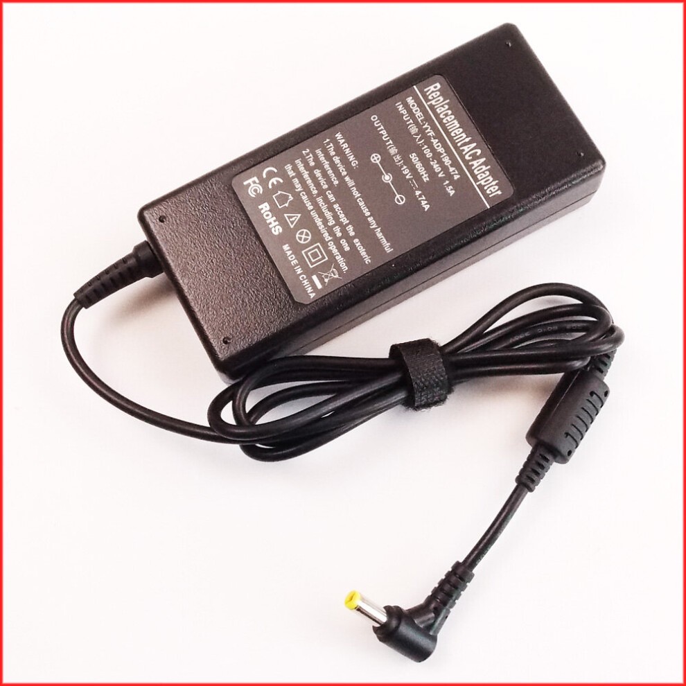 (a-) 19V 4.74A Laptop/Notebook Ac Power Adapter Charger for Acer Aspire 5110 5112 5520 5540  5670 5672 5674 5680 4735 thumbnail