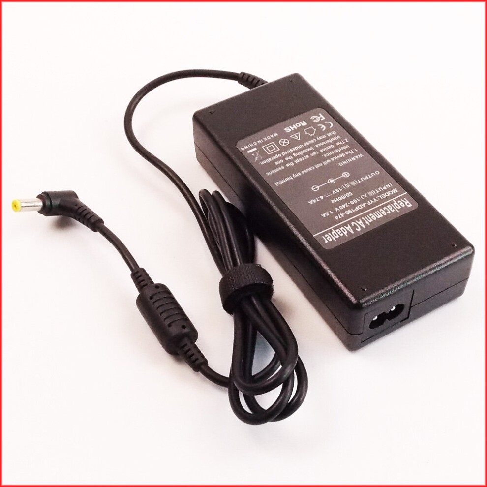 (a-) 19V 4.74A Laptop/Notebook Ac Power Adapter Charger for Acer Aspire 5110 5112 5520 5540  5670 5672 5674 5680 4735 thumbnail