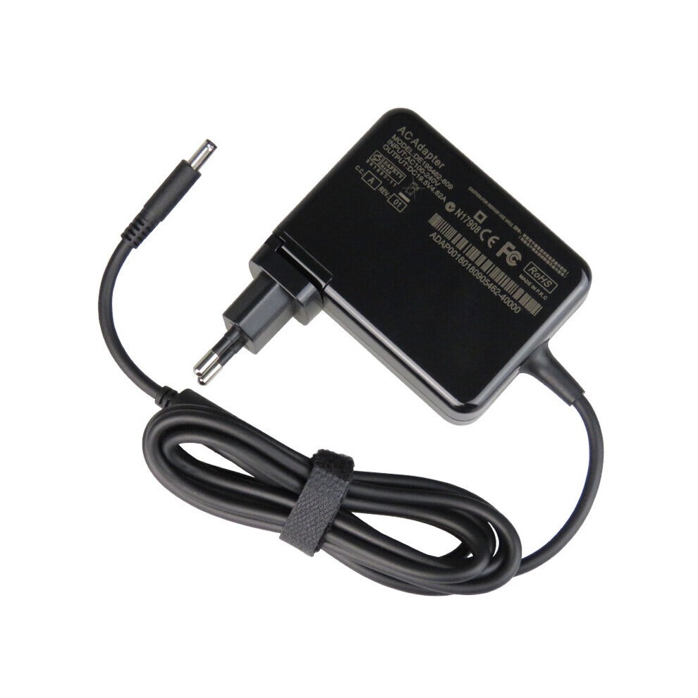 (a-EU Plug) 19.5V 2.31A 3.34A 4.62A 4.5*3.0mm 90W Laptop Power Adapter for Dell Vostro Inspiron 5502 5509 5401 XPS 11 12 13 Travel Charger