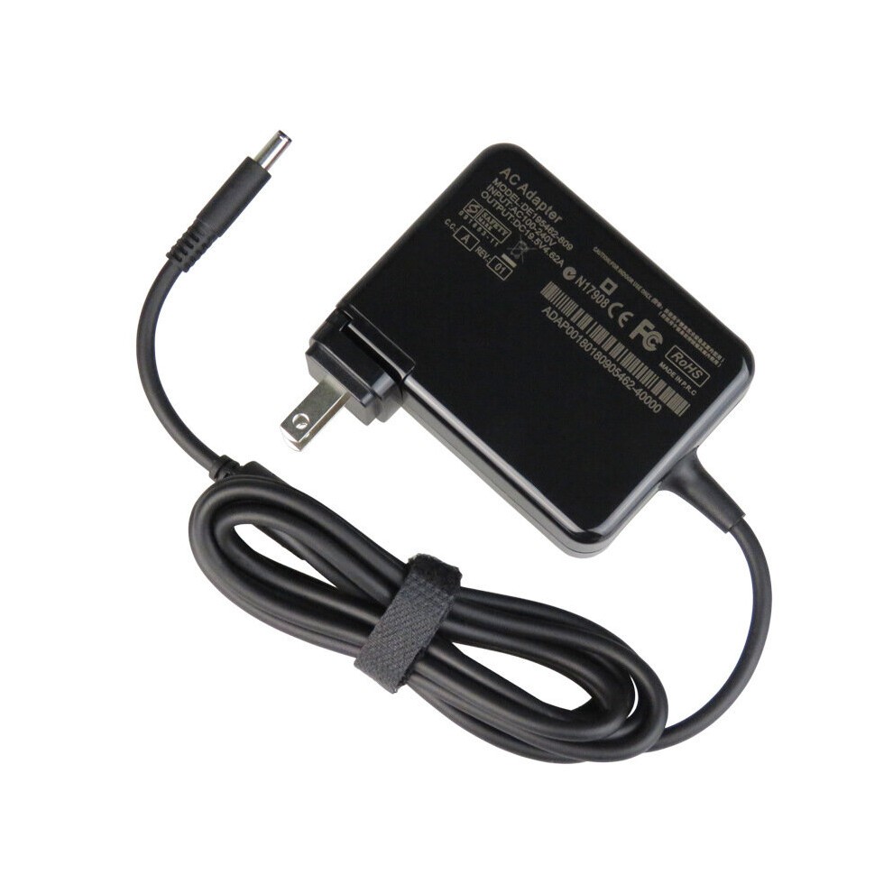 (a-US Plug) 19.5V 2.31A 3.34A 4.62A 4.5*3.0mm 90W Laptop Power Adapter for Dell Vostro Inspiron 5502 5509 5401 XPS 11 12 13 Travel Charger