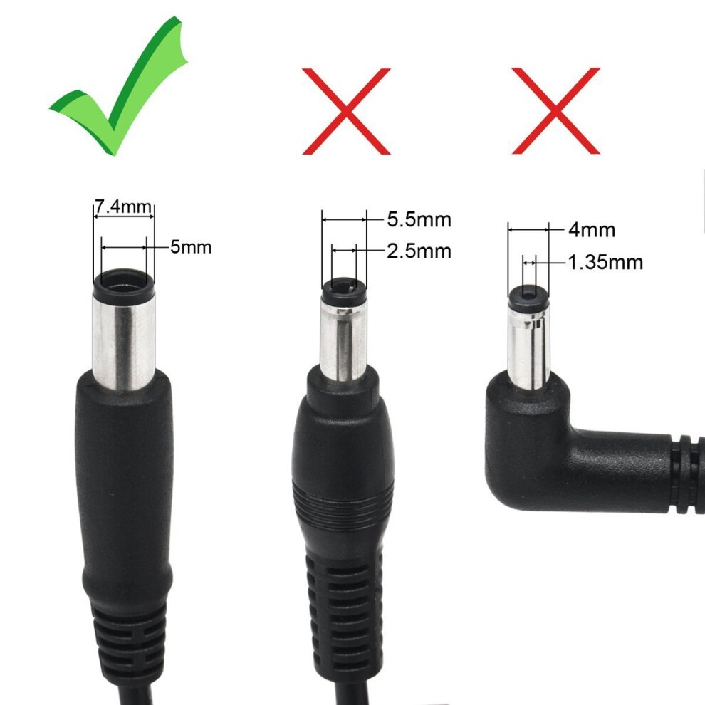 (a-Car Charger) Laptop Adapter Charger Power Supply for Dell Inspiron 14 1440 1464 3420 3437 3442 3443 5439 5442 5443 5445 5447 5448 7000 7447 thumbnail
