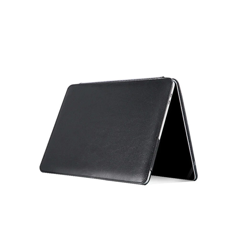 (Black, 2020 13.3pro(2289)) Soft Laptop Bag for Macbook Air Pro A2338 Retina 11 12 13 14 15 15.6 Sleeve Case Cover  Pu Leather Notebook Computer Bag thumbnail