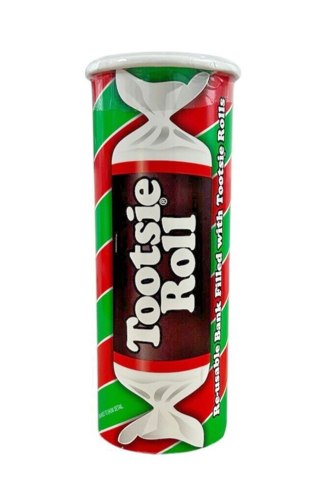 Tootsie Roll 5.7oz Bank W Midgees Candy Brand New Factory Sealed