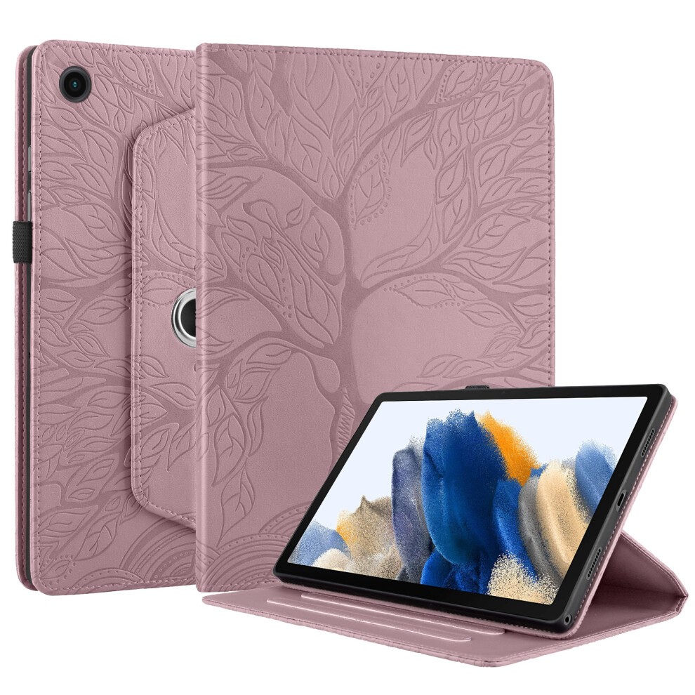 (for Samsung Galaxy TAB A8 10.5 Inch 2021 (X205 /X200), Rose Gold) for Samsung Galaxy TAB A8 10.5 Inch 2021 (X205 /X200) Case, Premium 3D Embossed Tre