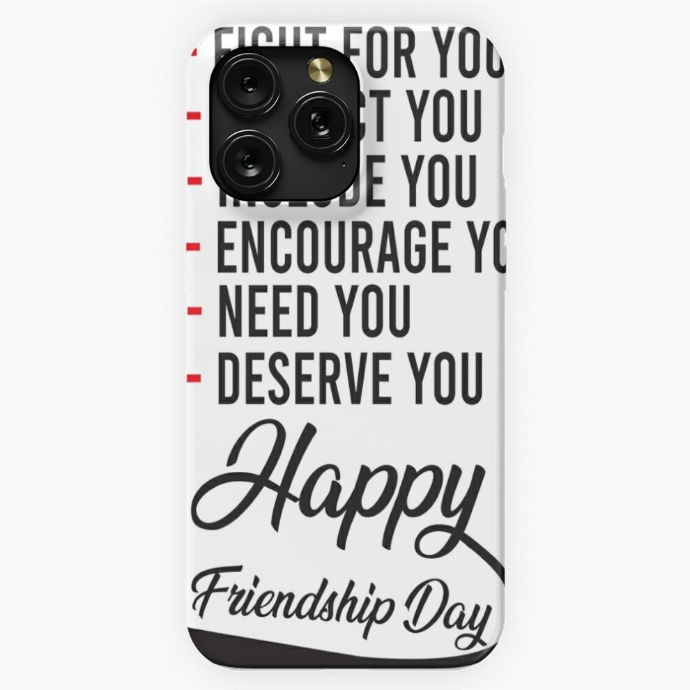 (Happy Friendship Day: Friends Meaning Typographys=4081) Phone Case for iPhone Samsung 19 18 17 16 14 13 12 11 Plus Pro Max Galaxy S28 S27 S26 S25 S24