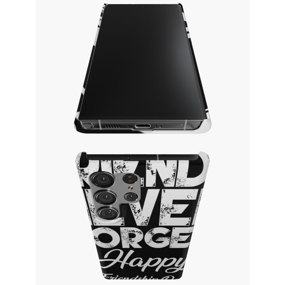 (World Friendship Day: Friends Never Forget Typography Exclusives=4719) Phone Case for iPhone Samsung 19 18 17 16 14 13 12 11 Plus Pro Max Galaxy S28 thumbnail
