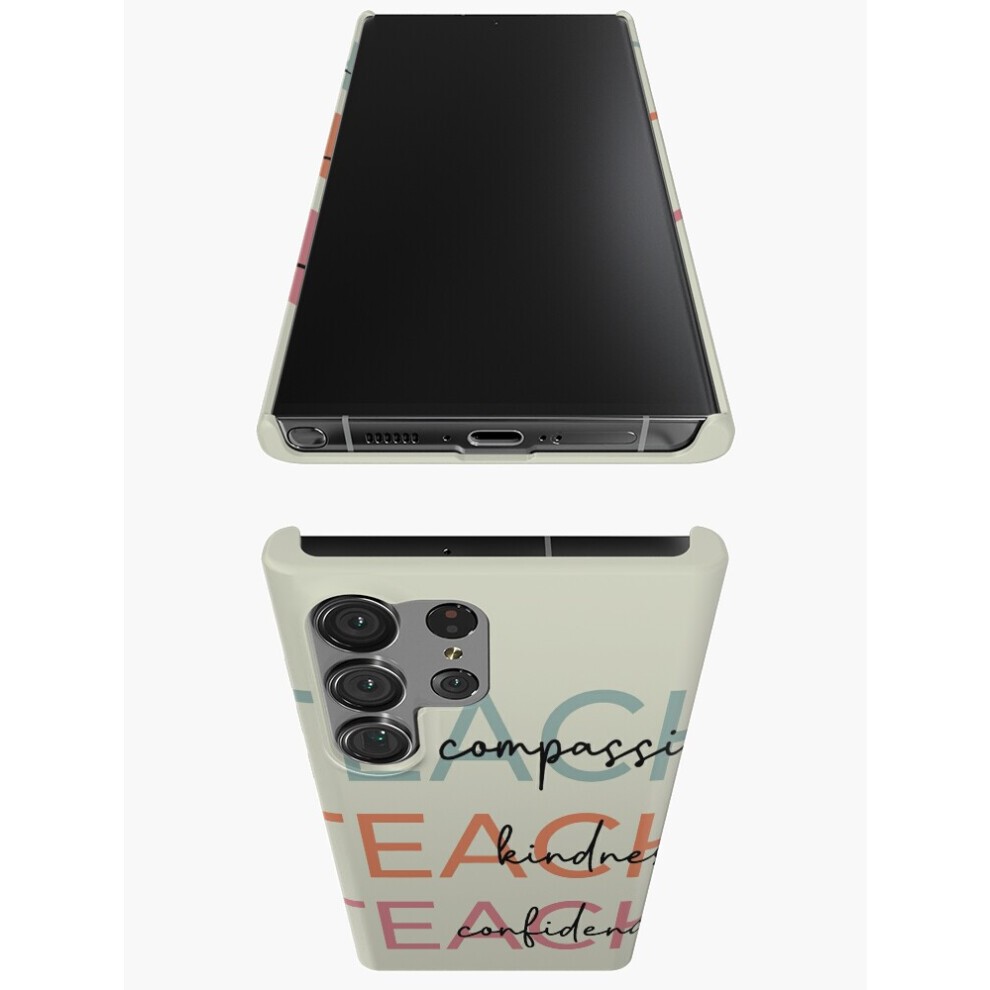 (Teach Compassion Kindness Confidence Retro Teacher=5330) Phone Case for iPhone Samsung 19 18 17 16 14 13 12 11 Plus Pro Max Galaxy S28 S27 S26 S25 S2 thumbnail