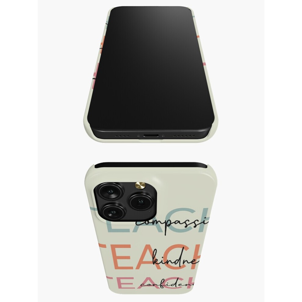 (Teach Compassion Kindness Confidence Retro Teacher=5330) Phone Case for iPhone Samsung 19 18 17 16 14 13 12 11 Plus Pro Max Galaxy S28 S27 S26 S25 S2 thumbnail