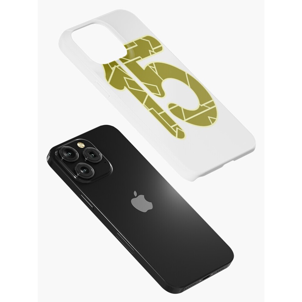 (the Number Fifteen (15) in Dark Yellow=6051) Phone Case for iPhone Samsung 19 18 17 16 14 13 12 11 Plus Pro Max Galaxy S28 S27 S26 S25 S24 S23 S22 Ul thumbnail