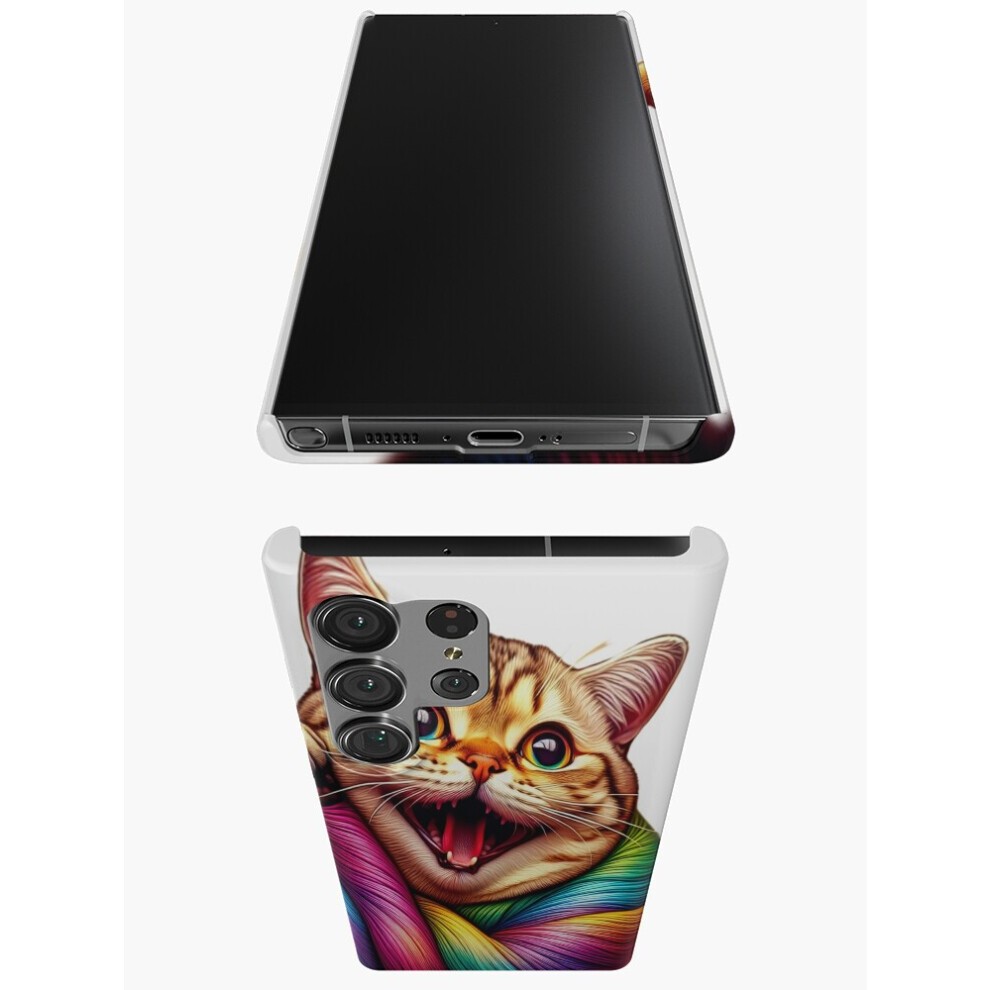 (Rainbow Paws - MULTICOLOR CAT T-shirt=6974) Phone Case for iPhone Samsung 19 18 17 16 14 13 12 11 Plus Pro Max Galaxy S28 S27 S26 S25 S24 S23 S22 Ult thumbnail