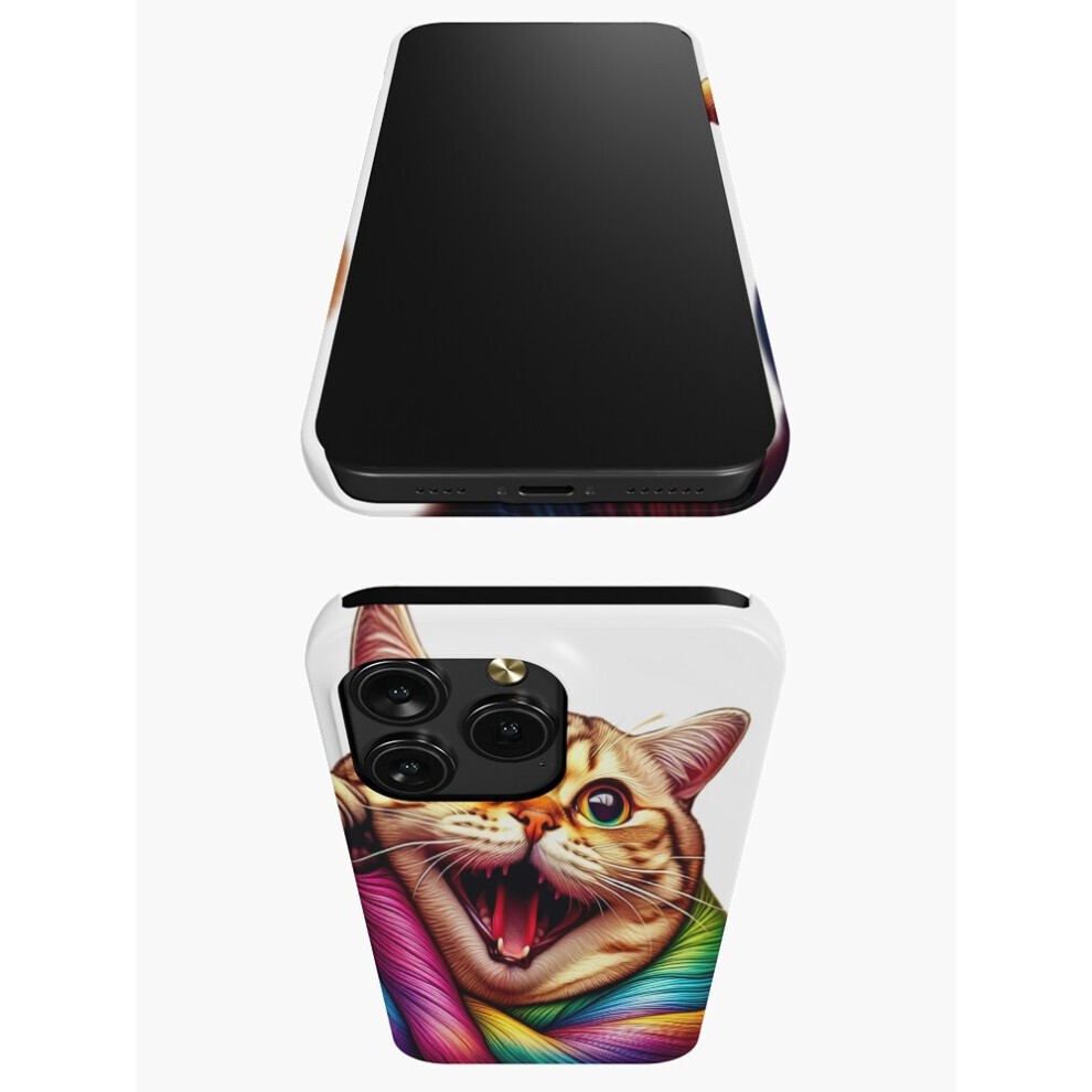 (Rainbow Paws - MULTICOLOR CAT T-shirt=6974) Phone Case for iPhone Samsung 19 18 17 16 14 13 12 11 Plus Pro Max Galaxy S28 S27 S26 S25 S24 S23 S22 Ult thumbnail