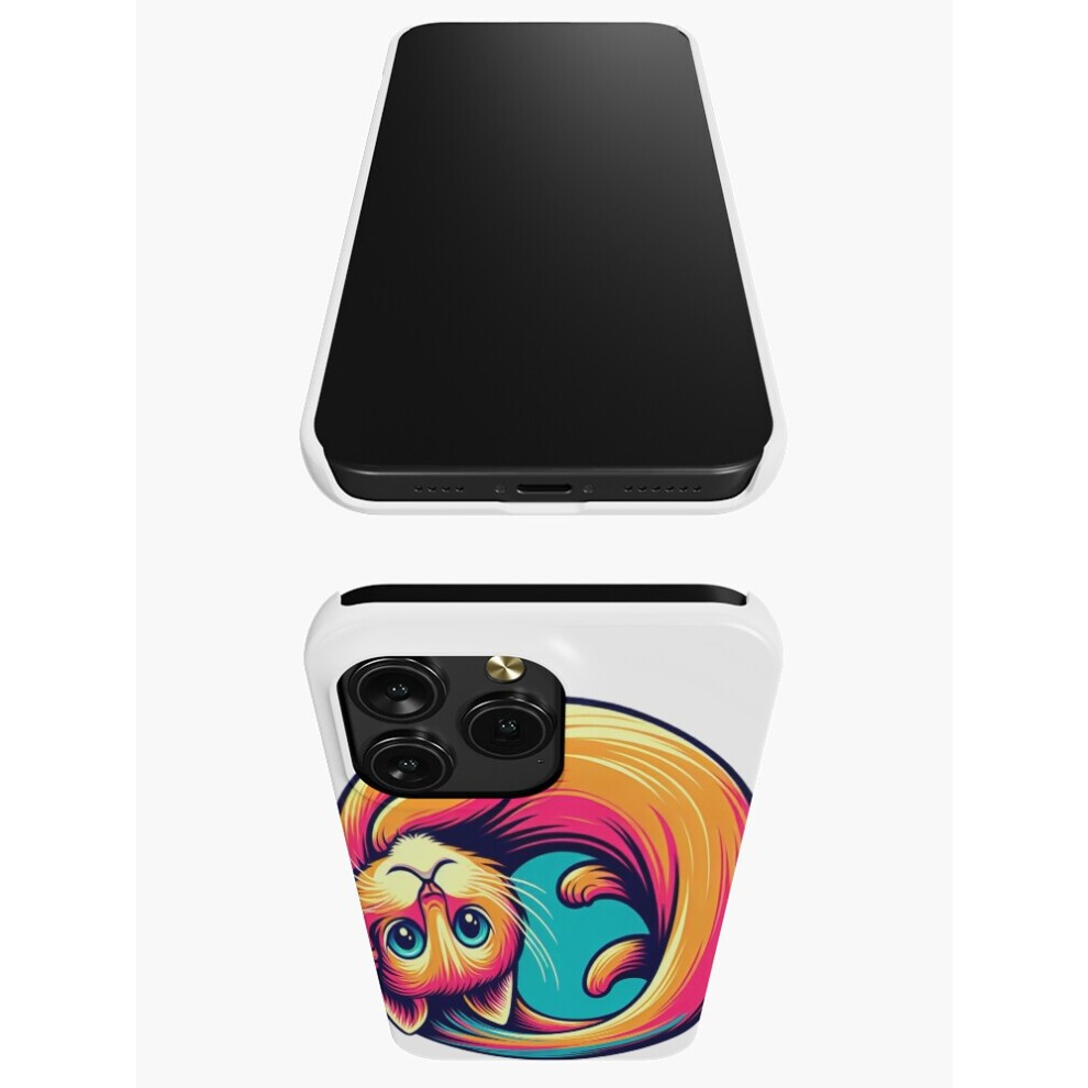 (Rainbow Paws - MULTICOLOR CAT T-shirt=7681) Phone Case for iPhone Samsung 19 18 17 16 14 13 12 11 Plus Pro Max Galaxy S28 S27 S26 S25 S24 S23 S22 Ult thumbnail