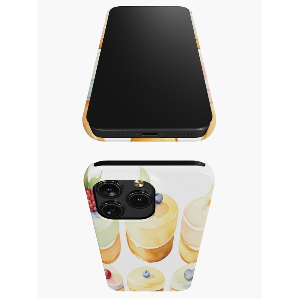 (Sweet Pastels Watercolor Vanilla Petit Fours=9980) Phone Case for iPhone Samsung 19 18 17 16 14 13 12 11 Plus Pro Max Galaxy S28 S27 S26 S25 S24 S23 thumbnail