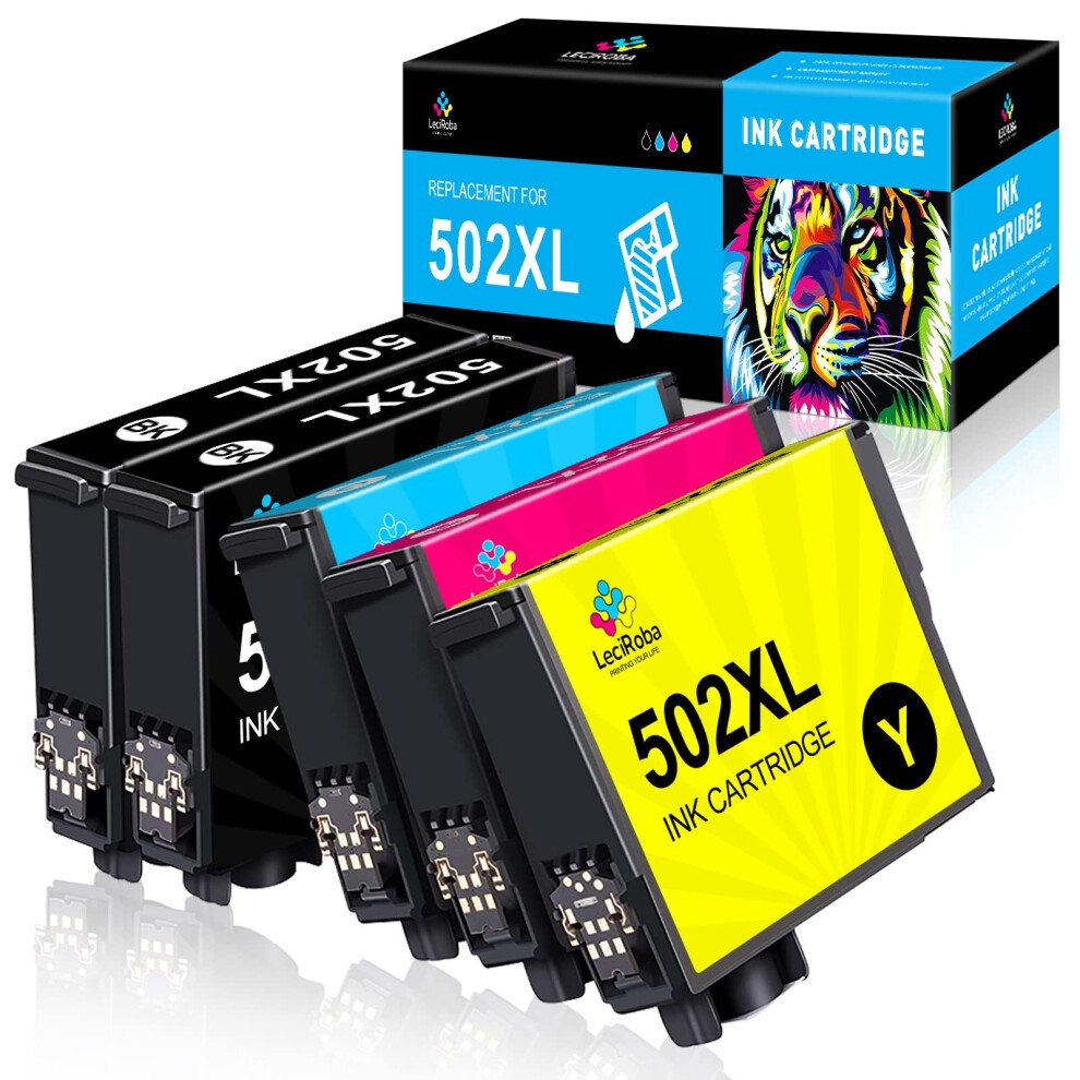 502XL Ink Cartridges for Epson 502xl Ink Cartridges and Epson 502 Ink Cartridges Multipack for Epson XP-5100 XP-5105 XP-5150 XP-5155 Epson WF-2860