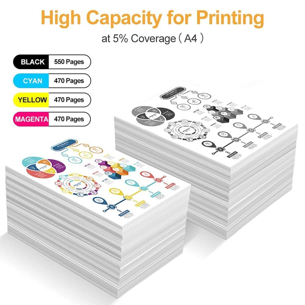 502XL Ink Cartridges for Epson 502xl Ink Cartridges and Epson 502 Ink Cartridges Multipack for Epson XP-5100 XP-5105 XP-5150 XP-5155 Epson WF-2860 thumbnail