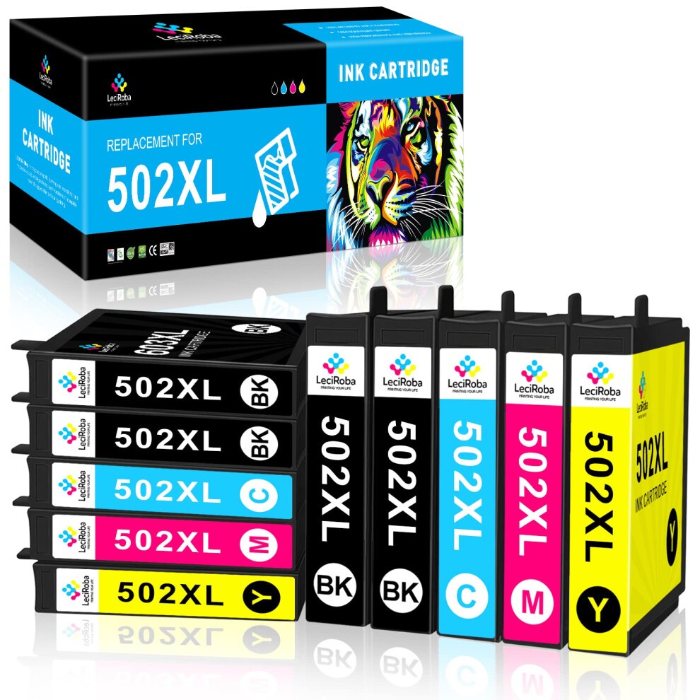 502XL Ink Cartridges for Epson 502xl Ink Cartridges and Epson 502 Ink Cartridges Multipack for Epson XP-5100 XP-5105 XP-5150 XP-5155 Epson WF-2860