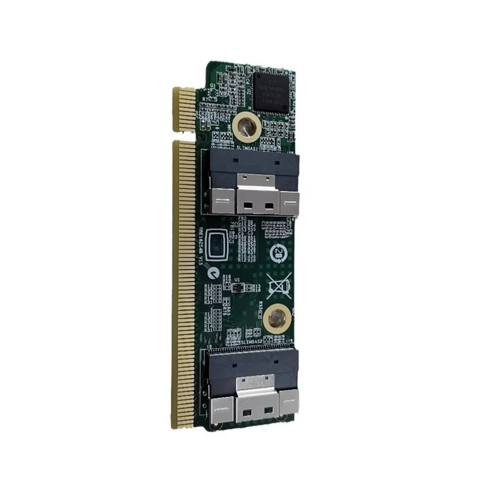 SFF-8654 Extension Card to PCIe X16 Converters for 1U Server thumbnail