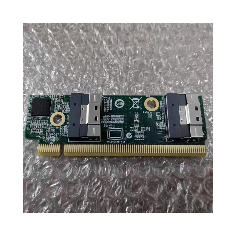 High Speed SFF-8654 to PCIe X16 External Extension Card Adapters Computer for 1U Server thumbnail