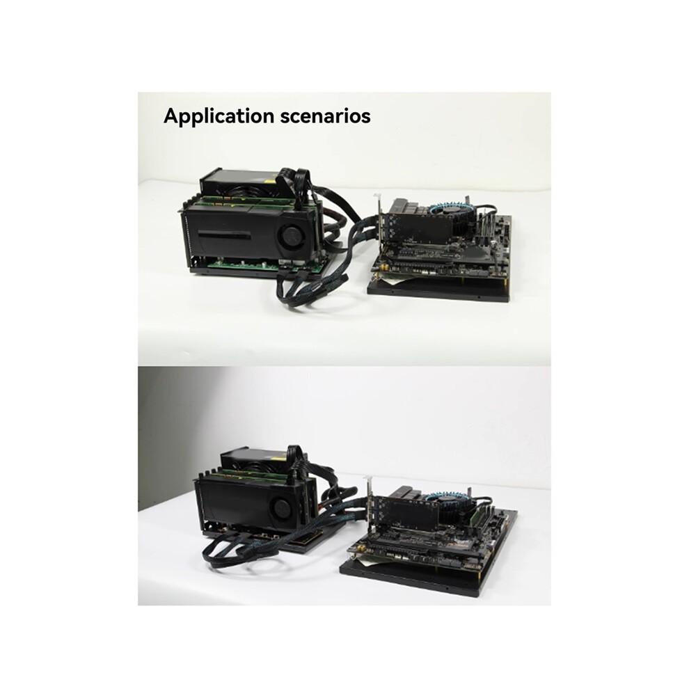 Dual Card Slot SlimSAS External GPU Dock PCIe4.0 Laptop to Video Graphics X16 8654 Adapter thumbnail