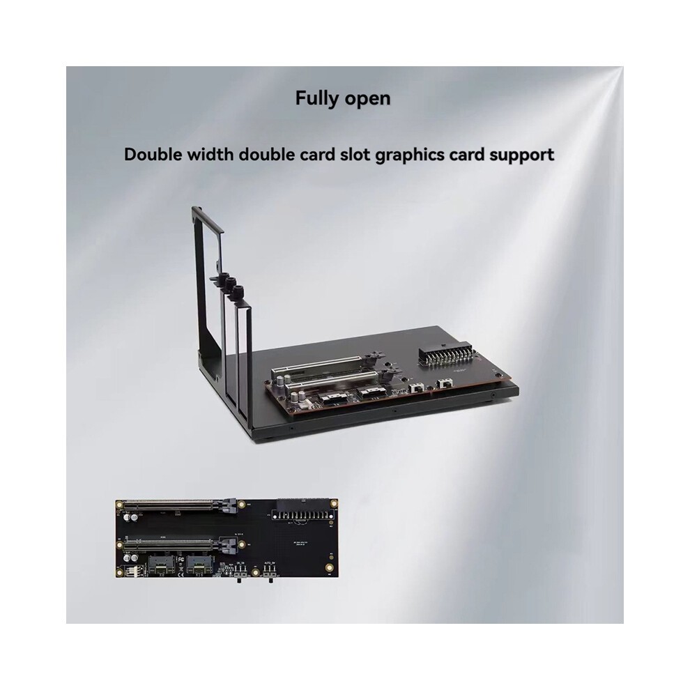 Dual Card Slot SlimSAS External GPU Dock PCIe4.0 Laptop to Video Graphics X16 8654 Adapter thumbnail