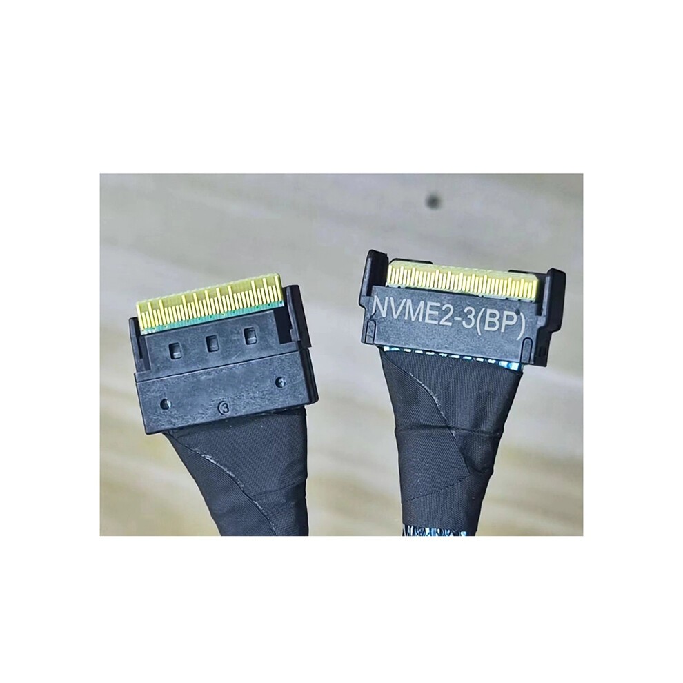 Slimline SAS MCIO SFF-8654 8I to Standard 8654 8X NVME Connection Data Cable 1M thumbnail