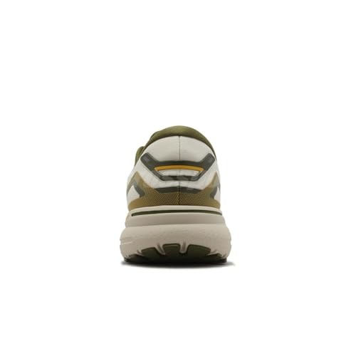 Brooks Men's Ghost 15 Neutral Running Shoe - Gray/Green/Daylilly - 8 Medium thumbnail