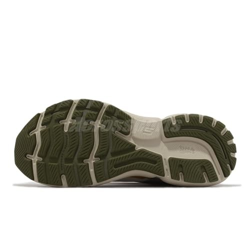 Brooks Men's Ghost 15 Neutral Running Shoe - Gray/Green/Daylilly - 8 Medium thumbnail