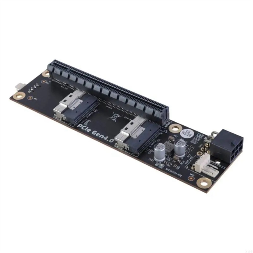 2 Port PCIe4.0 to SFF-8654 Converter SFF8654 Riser Card