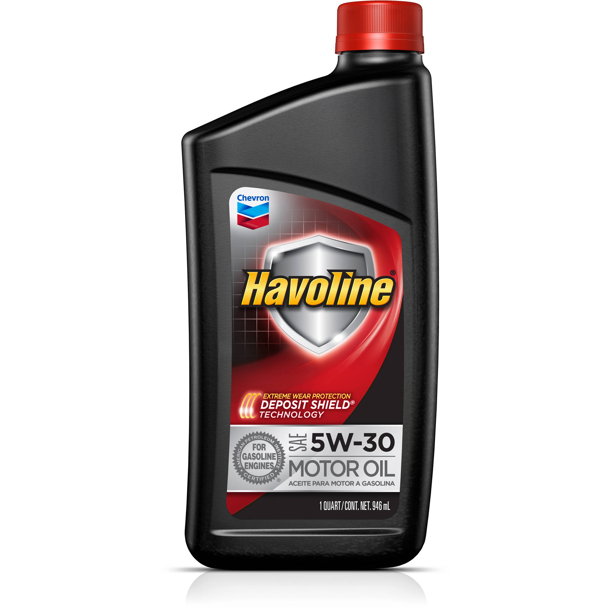 Chevron Havoline 5W-30 Synthetic Blend Motor Oil  1 Quart
