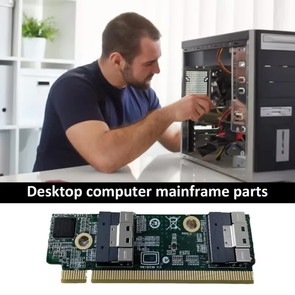 SFF-8654 Extension Card to PCIe X16 Converters for 1U Server thumbnail
