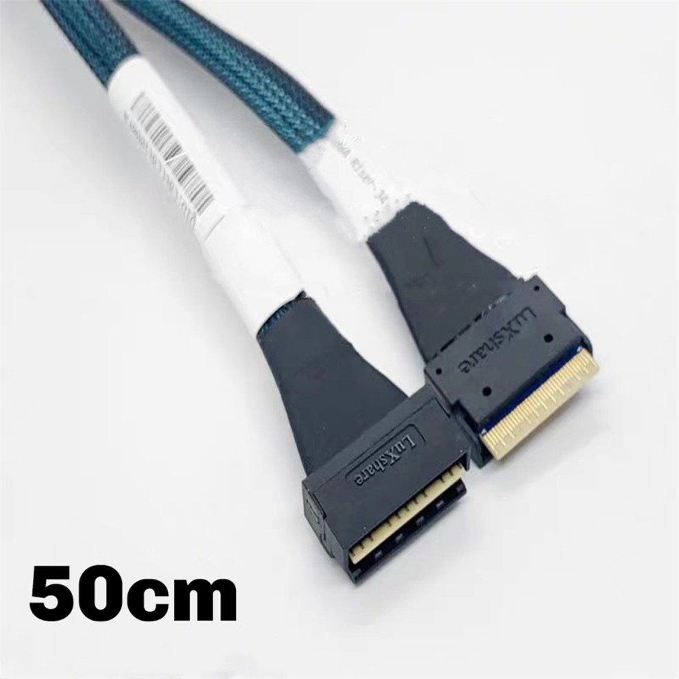 Slimline SAS MCIO SFF-8654 8I to Standard 8654 8X NVME 50CM thumbnail
