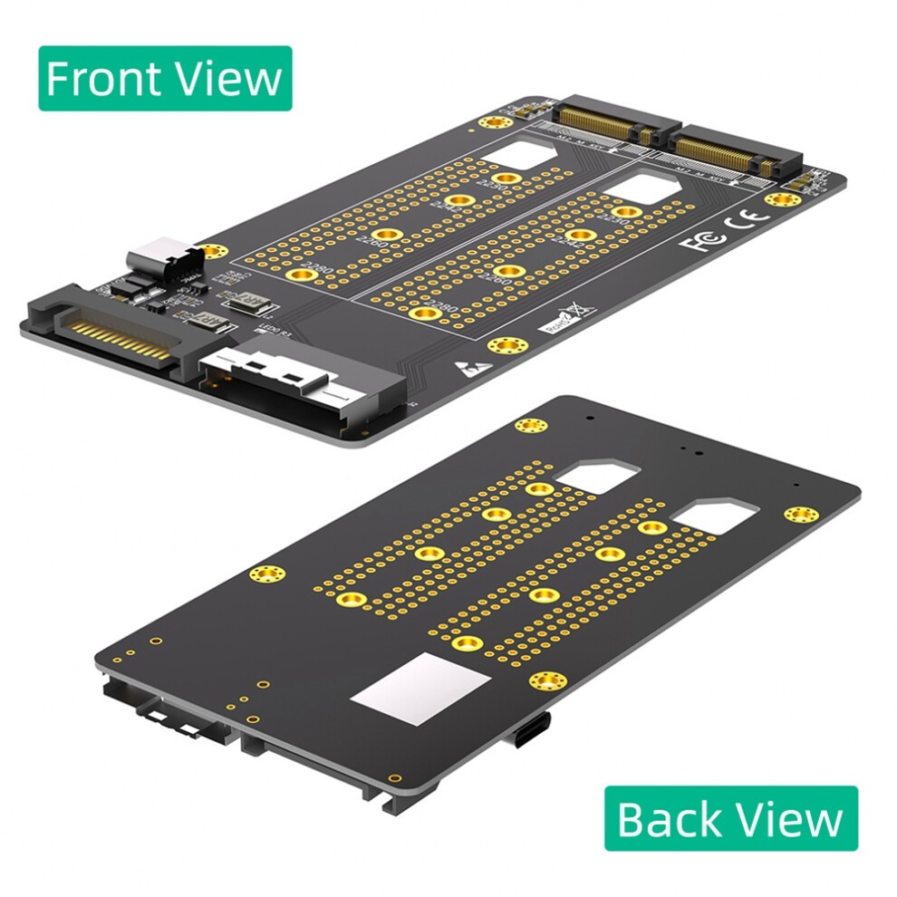 Dual 2X M.2 NVME SSD to SFF-8654 8X Adapter thumbnail