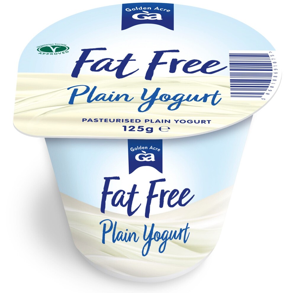 Golden Acre Fat Free Plain Yogurts - 20x125g