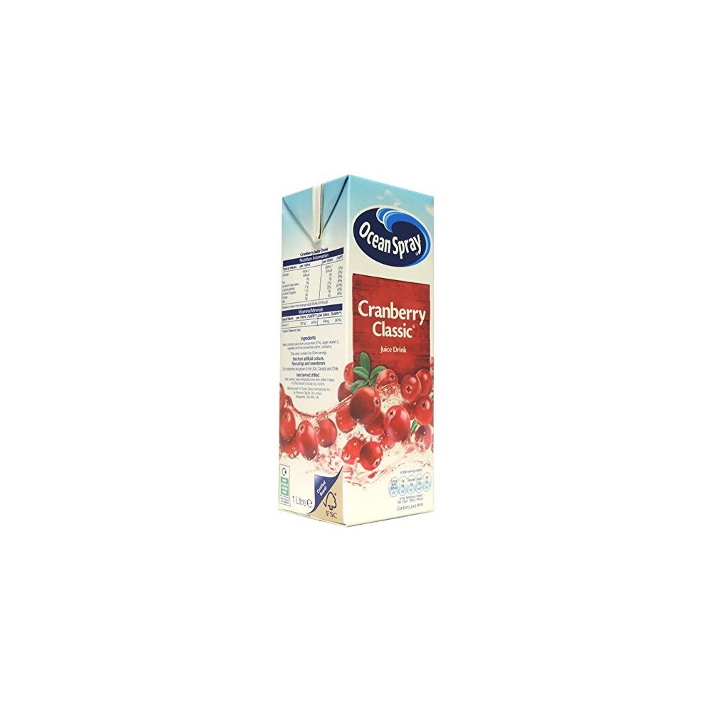 Ocean Spray - Cranberry Classic Juice Drink - 1L (Case of 12)